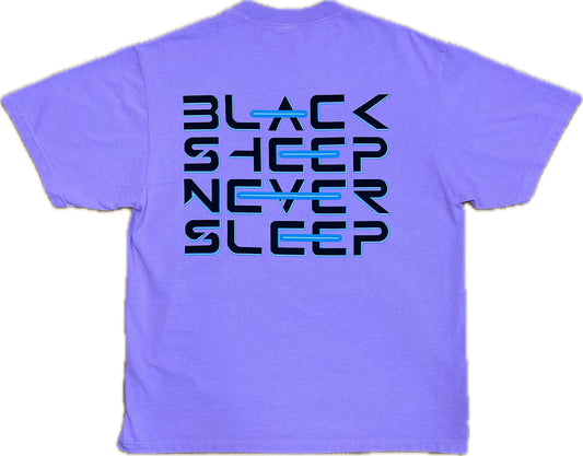 Black Sheep Oversized Tee - Pastel Purple