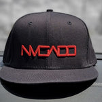 Load image into Gallery viewer, NVGADO 3D Snapback Red on Black 
