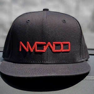 NVGADO 3D Snapback Red on Black 